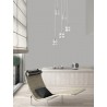 Pendant light, class A clear crystal, D:41*H:141