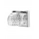 Wall Clear & Chrome base 28W D:14.5,W:12,H:12 G9 excl. 