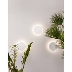 White Aluminium & Acrylic LED 10 Watt 485Lm 3000K 100-240 Volt 50Hz Beam 140o IP54 D: 15 W: 5 cm 