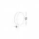 White Aluminium & Acrylic LED 10 Watt 485Lm 3000K 100-240 Volt 50Hz Beam 140o IP54 D: 15 W: 5 cm 
