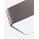 Ceiling lamp, Metal, Matt steel, 3*E27*60W, 36*36*10cm 