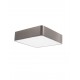 Ceiling lamp, Metal, Matt steel, 4*E27*60W, 46*46*10cm 