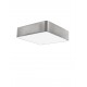 Ceiling lamp, Metal, Satin nickel, 4*E27*60W, 46*46*10cm 