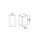 Black Die-Casting Aluminium Clear Glass LED E27 1x12 Watt 220-240 Volt IP54 Bulb Excluded L: 18 W: 17 H: 28 cm 