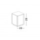 Black Die-Casting Aluminium Clear Glass LED E27 1x12 Watt 220-240 Volt IP54 Bulb Excluded L: 20 W: 20 H: 29 cm 
