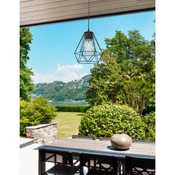 Black Die-Casting Aluminium Clear Glass LED E27 1x12 Watt 220-240 Volt IP54 Bulb Excluded D: 22 H: 95 cm 