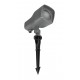 Dark Gray Aluminium & Glass LED GU10 1x7 Watt 220-240 Volt IP54 Bulb Excluded D: 7.5 W: 15 H: 36 cm 