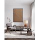 Taupe 'Papier-Mâché & Fabric Shade LED E27 1x12Watt 100-240Volt IP20 Bulb Excluded Cable Length: 120 cm D:38 H:55 cm 