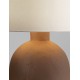 Taupe 'Papier-Mâché & Fabric Shade LED E27 1x12Watt 100-240Volt IP20 Bulb Excluded Cable Length: 120 cm D:38 H:55 cm 