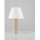 Beige Scallop Stone Casting & Fabric Shade LED E27 1x12Watt 100-240Volt IP20 Bulb Excluded Cable Length: 110 cm D:30 H:50 cm 