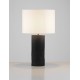 Black 'Papier-Mâché & Fabric Shade LED E27 1x12Watt 100-240Volt IP20 Bulb Excluded Cable Length: 120 cm D:35 H:60 cm 