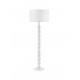 White Stone 'Papier-Mâché & Fabric Shade LED E27 1x12Watt 100-240Volt IP20 Bulb Excluded Cable Length: 200 cm D:50 H:155 cm 