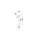 White Stone 'Papier-Mâché & Fabric Shade LED E27 1x12Watt 100-240Volt IP20 Bulb Excluded Cable Length: 200 cm D:50 H:155 cm 