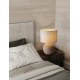 Beige Aged Ceramic & Fabric Shade LED E27 1x12Watt 100-240Volt IP20 Bulb Excluded Cable Length: 120 cm D:30 H:44 cm 