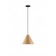 Natural Wood & Black Cable LED E27 1x12Watt 100-240Volt IP20 Bulb Excluded D:30 H:120 cm 