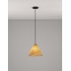 Natural Wood & Black Cable LED E27 1x12Watt 100-240Volt IP20 Bulb Excluded D:30 H:120 cm 