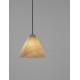 Natural Wood & Black Cable LED E27 1x12Watt 100-240Volt IP20 Bulb Excluded D:30 H:120 cm 