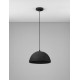 Black 'Papier-Mâché LED E27 1x12Watt 100-240Volt IP20 Bulb Excluded D:32 H:120 cm 