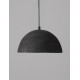 Black 'Papier-Mâché LED E27 1x12Watt 100-240Volt IP20 Bulb Excluded D:32 H:120 cm 