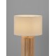 Wicker & Wood Fabric Shade LED E27 1x12Watt 100-240Volt IP20 Bulb Excluded Cable Length: 110 cm D:30 H:48 cm 