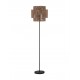 Sandy Black Metal & Straw Shade LED E27 1x12 Watt 100-240 Volt IP20 bulb excluded Cable Length 180 cm D: 35 H: 145 cm 