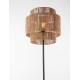 Sandy Black Metal & Straw Shade LED E27 1x12 Watt 100-240 Volt IP20 bulb excluded Cable Length 180 cm D: 35 H: 145 cm 