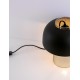 Sandy Black & Gold Metal LED E27 1x12 Watt 100-240 Volt IP20 bulb excluded Cable Length 150 cm Switch On/Off D: 25 H: 28 cm 