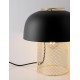 Sandy Black & Gold Metal LED E27 1x12 Watt 100-240 Volt IP20 bulb excluded Cable Length 150 cm Switch On/Off D: 25 H: 28 cm 