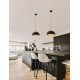Sandy Black & Gold Metal LED E27 1x12 Watt 100-240 Volt IP20 bulb excluded D: 35 H: 130 cm 