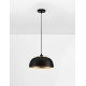 Sandy Black & Gold Metal LED E27 1x12 Watt 100-240 Volt IP20 bulb excluded D: 35 H: 130 cm 