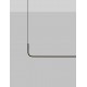Sandy Black Steel & Aluminium LED 20 Watt 220-240Volt 1062Lm 3200K IP20 L: 101 W: 7 H: 150 cm 