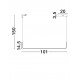 Sandy Black Steel & Aluminium LED 20 Watt 220-240Volt 1062Lm 3200K IP20 L: 101 W: 7 H: 150 cm 