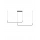 Triac Dimmable Sandy Black Steel & Aluminium LED 42 Watt 220-240Volt 1849Lm 3200K IP20 L: 165 W: 7 H: 150 cm 
