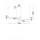 Triac Dimmable Sandy Black Steel & Aluminium LED 42 Watt 220-240Volt 1849Lm 3200K IP20 L: 165 W: 7 H: 150 cm 