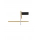 Triac Dimmable Sandy Black & Gold Steel & Aluminium LED 26 Watt 220-240Volt 973Lm 3200K IP20 L: 51 W: 51 H: 31 cm 