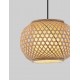 Rattan & Sandy Black Steel Base LED E27 1x12 Watt 100-240Volt bulb excluded D: 30 H: 150 cm 