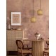 Rattan & Sandy Black Steel Base LED E27 1x12 Watt 100-240Volt bulb excluded D: 25 H: 150 cm 