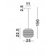 Rattan & Sandy Black Steel Base LED E27 1x12 Watt 100-240Volt bulb excluded D: 25 H: 150 cm 