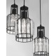 Black Aluminium & Crystal E27 3x40 Watt 230 Volt D:32 H:120 