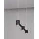 Triac Dimmable Sandy Black Aluminium LED 21 Watt 220-240 Volt 1665Lm 3000K IP20 L: 80 W: 6 H: 140 cm 