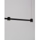 Triac Dimmable Sandy Black Aluminium LED 24 Watt 220-240 Volt 2316Lm 3000K IP20 L: 118 W: 6 H: 140 cm 