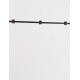 Triac Dimmable Sandy Black Aluminium LED 30 Watt 220-240 Volt 2755Lm 3000K IP20 L: 156 W: 6 H: 140 cm 