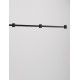 Triac Dimmable Sandy Black Aluminium LED 30 Watt 220-240 Volt 2755Lm 3000K IP20 L: 156 W: 6 H: 140 cm 