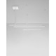 Triac Dimmable Sandy White Aluminium & Acrylic LED 83 Watt 220-240Volt 4847Lm 3000K IP20 L: 102 W: 80 H: 204 cm 