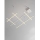 Triac Dimmable Sandy White Aluminium & Acrylic LED 83 Watt 220-240Volt 4847Lm 3000K IP20 L: 102 W: 80 H: 204 cm 