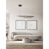 Triac Dimmable Sandy Black Aluminium & Acrylic LED 83 Watt 220-240Volt 4847Lm 3000K IP20 L: 102 W: 80 H: 204 cm