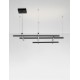 Triac Dimmable Sandy Black Aluminium & Acrylic LED 83 Watt 220-240Volt 4847Lm 3000K IP20 L: 102 W: 80 H: 204 cm 