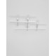 Triac Dimmable Sandy White Aluminium & Acrylic LED 42 Watt 220-240Volt 2373Lm 3000K IP20 L: 58 W: 41 H: 8 cm 