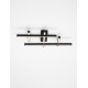 Triac Dimmable Sandy Black Aluminium & Acrylic LED 42 Watt 220-240Volt 2373Lm 3000K IP20 L: 58 W: 41 H: 4 cm 