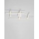 Triac Dimmable Sandy White Aluminium & Acrylic LED 63 Watt 220-240Volt 4020Lm 3000K IP20 L: 80 W: 62 H: 4 cm 